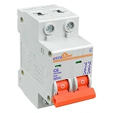 Автомат двухполюсный Ecohome ECO-2/6 серия С 6А 4.5kA