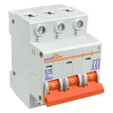 Автомат трехполюсный Acko Ecohome ECO-3/10 серия С 10А 4.5kA                                        