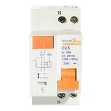 Дифференциальный автомат Ecohome Eco 2х25A/30мА