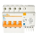 Дифференциальный автомат Ecohome Eco 4х25A/30мА                                                     