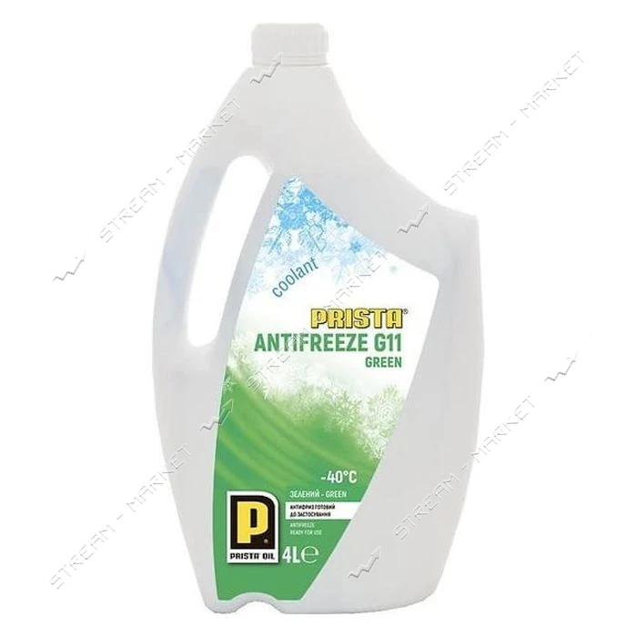 Антифриз PRISTA -40 G11 4л  Green зеленый                                                           
