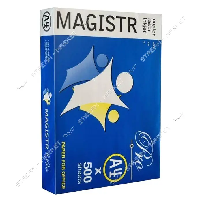 Бумага офисная Magistr Pro класс C А4 80г/м2 5 упаковок по 500 листов