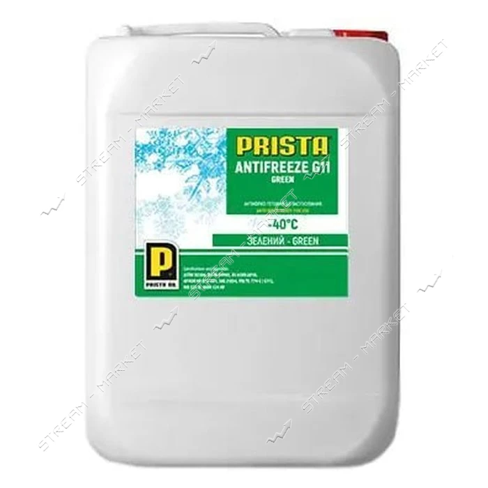 Антифриз PRISTA -40 G11 20л Green зеленый