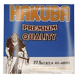 Камера велосипедная 27.5x1.9/2.4 Hakuba AV48 антипрокол