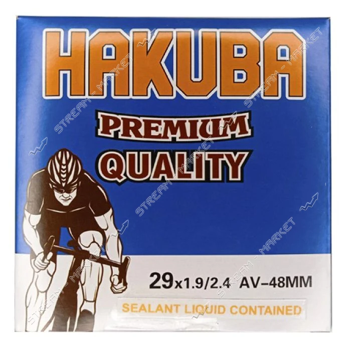 Камера велосипедная 29x1.9/2.4 Hakuba AV48 антипрокол                                               
