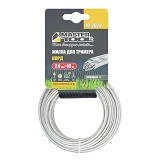 Леска для триммера Mastertool 19-2024 со стальным сердечником 2.40мм 10м круг                       