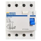 Устройство защитного отключения Acko УкрЕМ 4х25