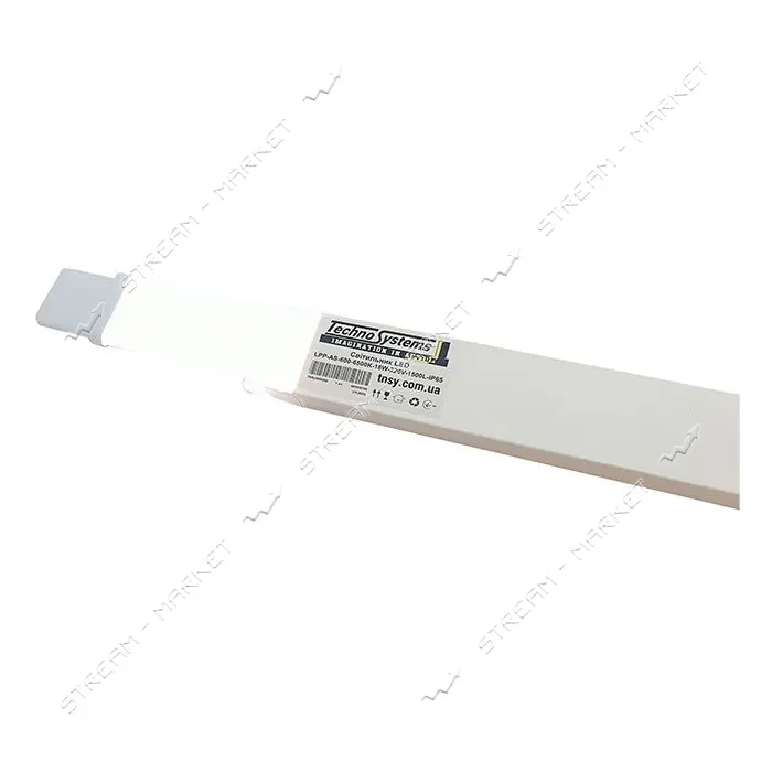 Светильник светодиодный линейный Techno Systems LED LPP-AS-600-6500K-18W-220V-1500L-IP65 ЛПП 2х600
