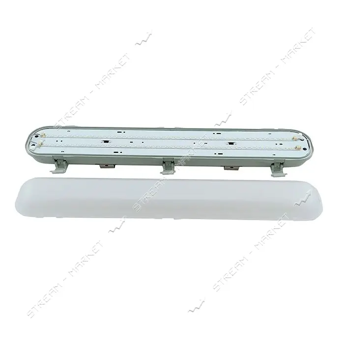 Светильник светодиод. линейный Techno Systems LED LPP-OS-600-6500K-18W-220V-1600L-IP65 ЛПП 2х600