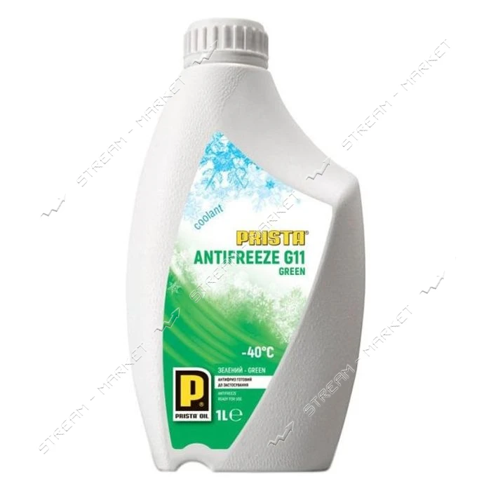 Антифриз PRISTA -40 G11 1л Green зеленый