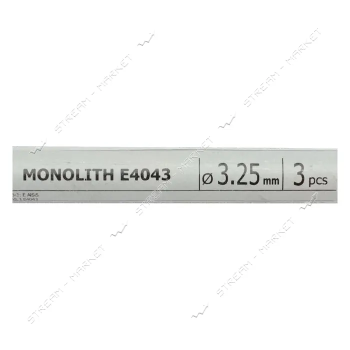 Электроды Монолит ПлазмаТек для алюминия Е4043 3.25мм 3шт