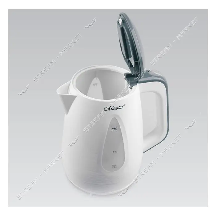 Электрочайник Maestro MR-031-GREY пластик 1850-2200Вт 1.7л                                          