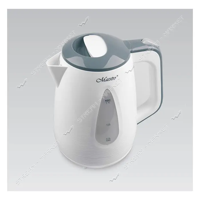 Электрочайник Maestro MR-031-GREY пластик 1850-2200Вт 1.7л                                          