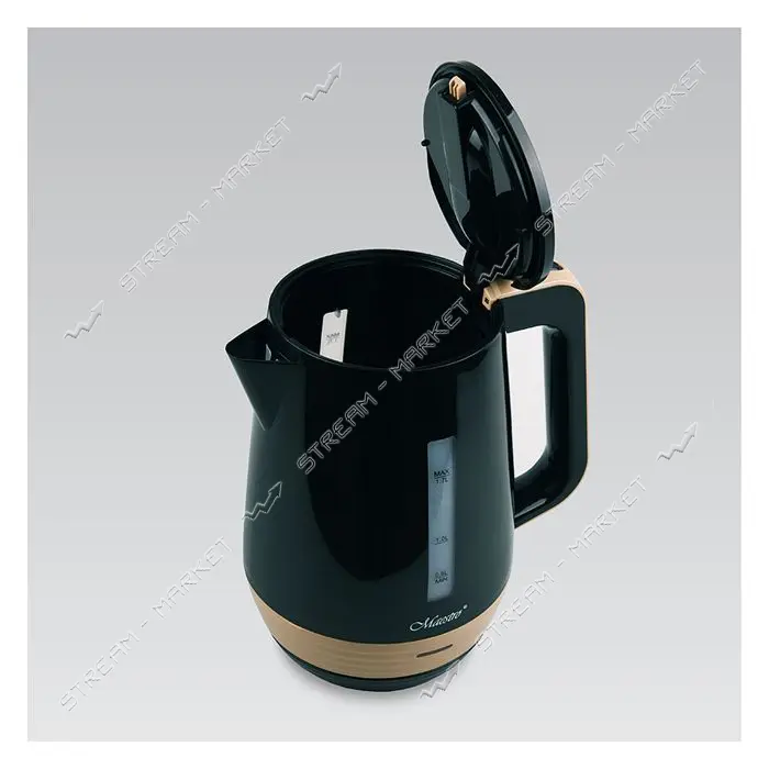 Электрочайник Maestro MR-033-BLACK 1850-2200Вт 1.7л пластик