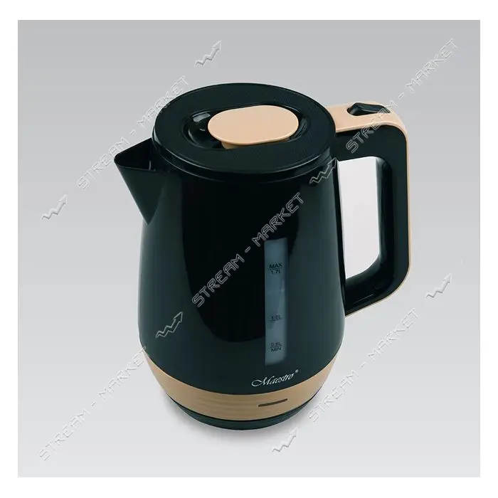 Электрочайник Maestro MR-033-BLACK 1850-2200Вт 1.7л пластик