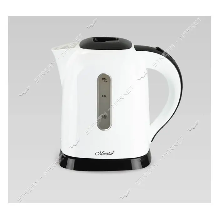 Электрочайник Maestro MR-034-WHITE пластик 1850-2200Вт 1.5л