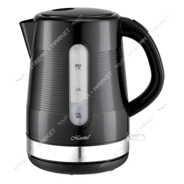 Электрочайник Maestro MR-035-BLACK пластик 1850-2200Вт 1.7л                                         