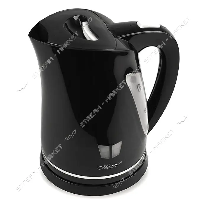 Электрочайник Maestro MR-038-BLACK пластик 2000Вт 1.7л                                              