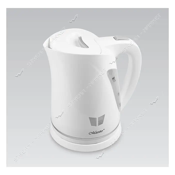 Электрочайник Maestro MR-038-WHITE пластик 2000Вт 1.7л                                              