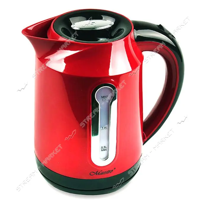Электрочайник Maestro MR-041-RED пластик 2000Вт 1.7л
