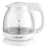 Электрочайник Maestro MR-055-WHITE стекло 1100Вт 1л