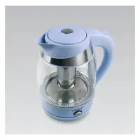 Электрочайник Maestro MR-065-BLUE стекло 1850-2200Вт 1.8л                                           