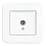 Розетка Viko 0060 ROLLINA проходная 12DB белая                                                      