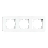 Рамка Viko 0053 ROLLINA 3 места горизонтальная белая