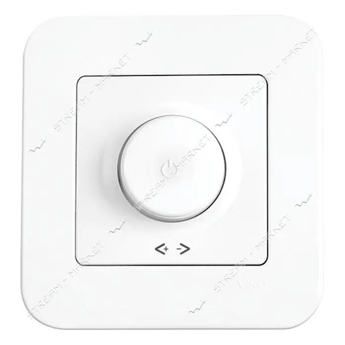 Диммер Viko 0094 ROLLINA 6-100w для LED ламп белый