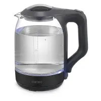 Электрочайник Metec EK-01GB 1500Вт 1.8л стекло черный                                               