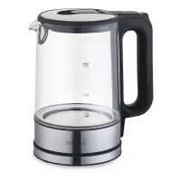 Электрочайник Metec EK-02GB 1850-2200Вт 1.7л стекло черный                                          