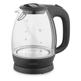 Електрочайник Metec EK-03GB 1850-2200Вт 1.7л чорний                                                 
