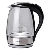 Электрочайник Metec EK-04GB 1850-2200Вт 1.7л стекло черный                                          