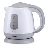 Электрочайник Metec EK-01PWG 900-1100Вт 1л пластик бело-серый