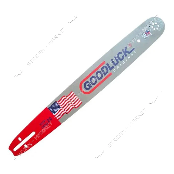 Шина для бензопилы GOODLUCK PRO 52см 20" 76 звеньев шаг 1.5мм 4 заклепки                            