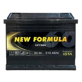 Аккумулятор New Formula Optima 60Ah Eв минус/плюс 510EN 242х175х190                                 