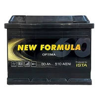 Аккумулятор New Formula Optima 60Ah Eв минус/плюс 510EN 242х175х190                                 