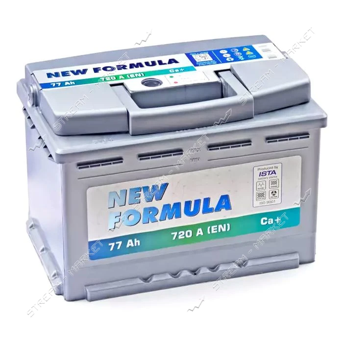 Аккумулятор New Formula Standart 77Ah минус/плюс 720EN 276х175х190                                  