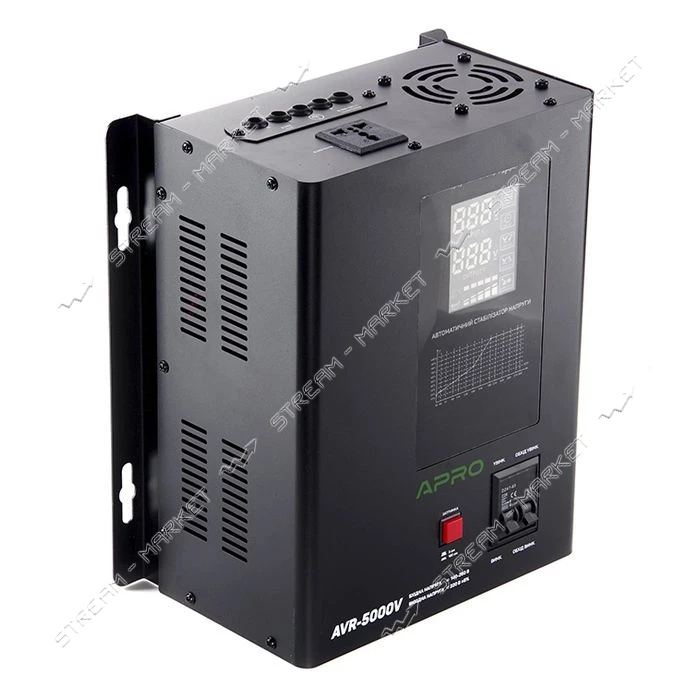 Стабилизатор напряжения APRO AVR-5000V релейный подвесной                                           