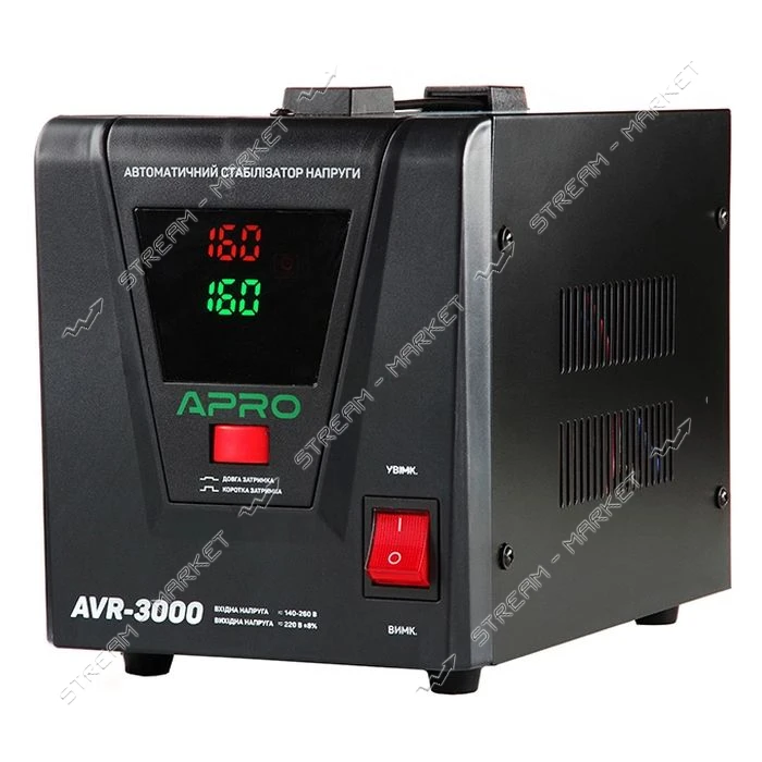 Стабилизатор напряжения APRO AVR-3000 релейный подвесной
