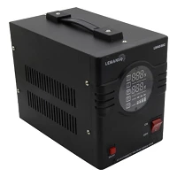 Стабілізатор напруги Lemanso релейний однофазний 1500VA 1200Вт 170-270В чорний