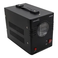 Стабілізатор напруги Lemanso релейний однофазний 2000VA 1600Вт 170-270В чорний