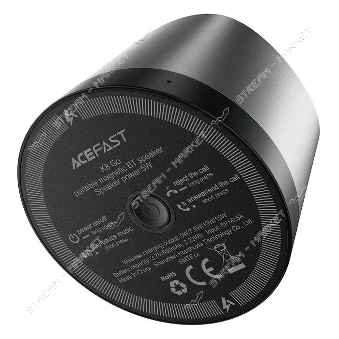 Bluetooth колонка ACEFAST K8 Go чорний