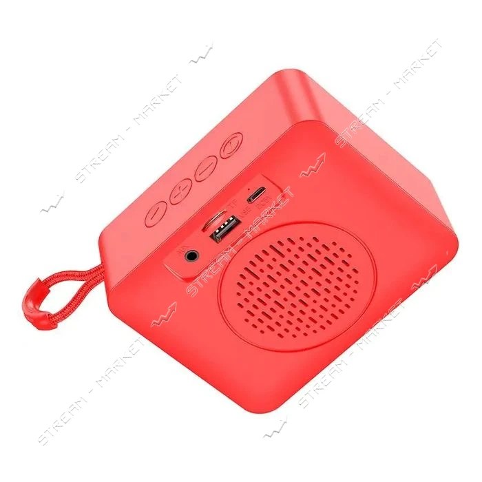 Bluetooth колонка HOCO BS51 Gold brick sports BТ speaker красный