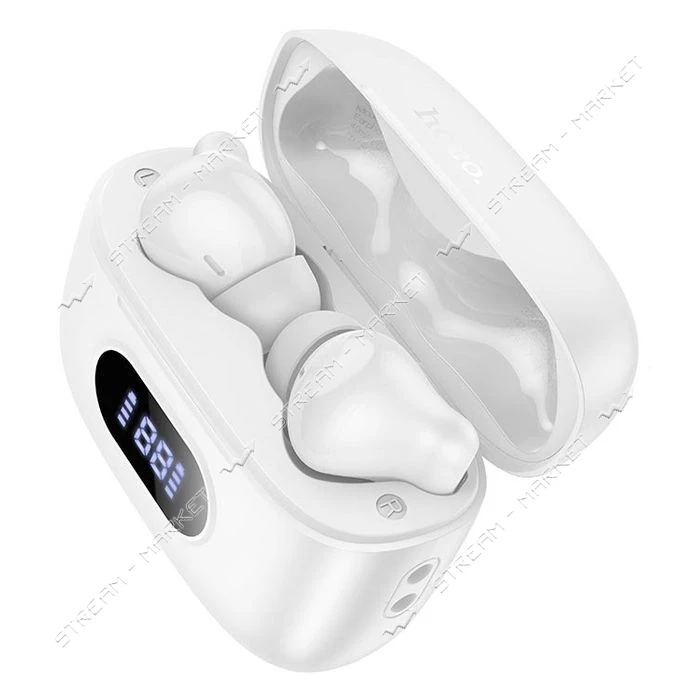 Bluetooth Наушники HOCO EQ2 Plus Thought true wireless BT headset белый                             