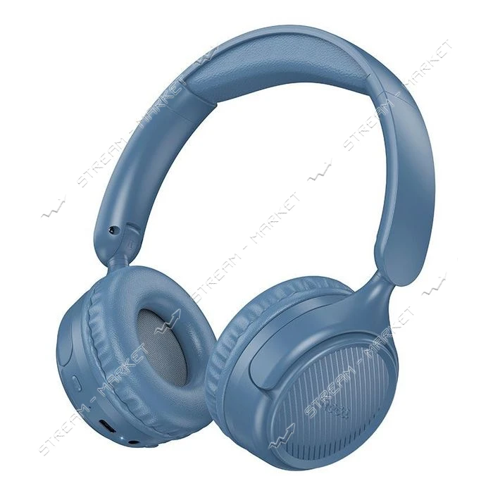 HOCO Bluetooth Навушники W66 Wave BT headphones, колір синій