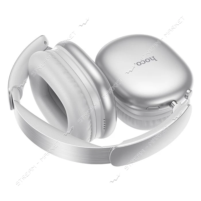 HOCO Bluetooth Навушники W73 Graceful BT headphones(App), колір світло-сірий                        
