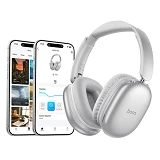 HOCO Bluetooth Навушники W73 Graceful BT headphones(App), колір світло-сірий                        