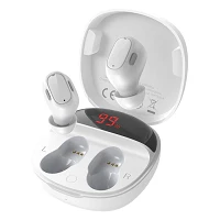 Bluetooth Навушники Baseus Encok True Wireless Earphones WM01 Plus білий