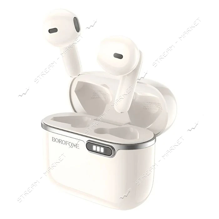 Bluetooth Навушники BOROFONE BW12 Leisure true wireless BT headset білий
